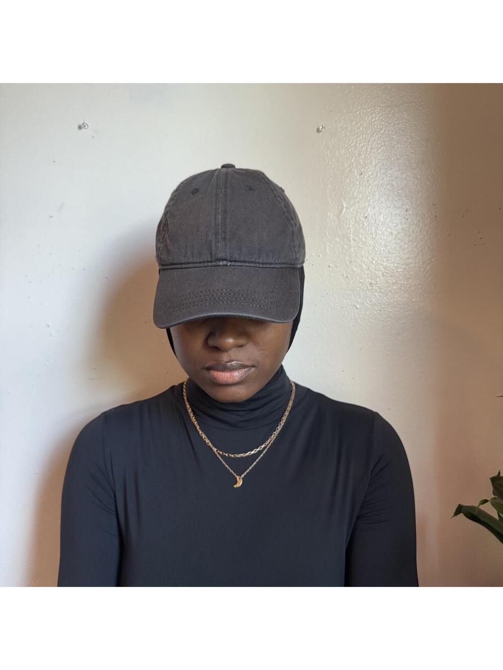Vintage unisex Washed Black Charcoal Dad Hat fits like one size